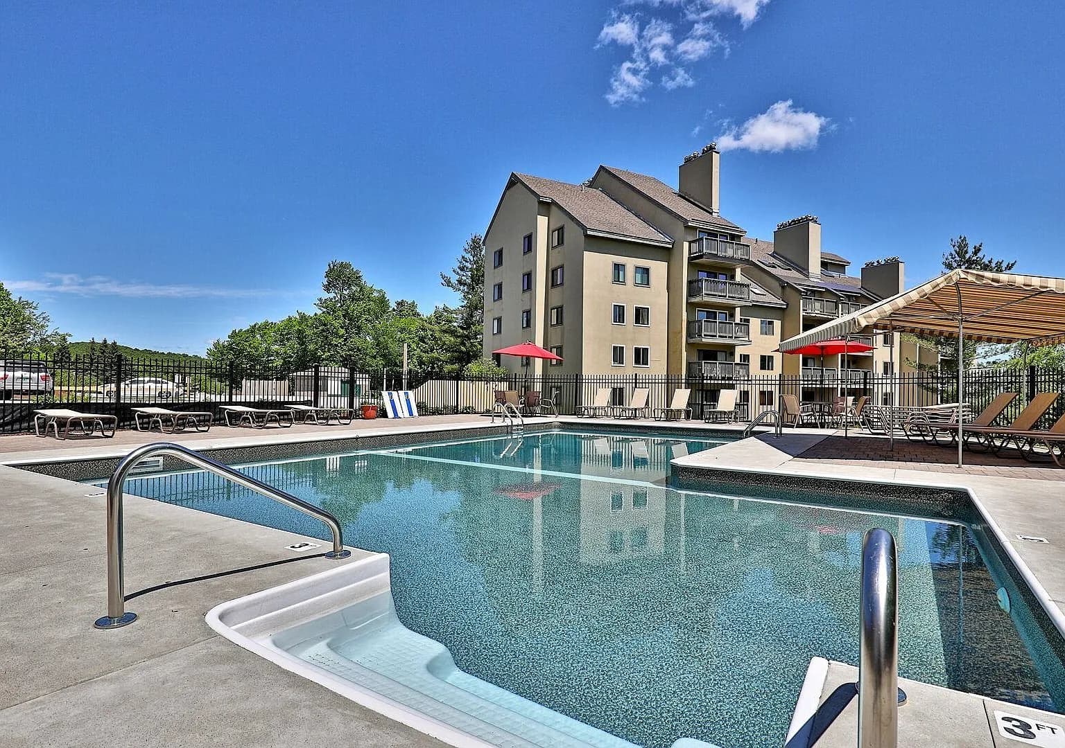 Outdoor pool at Mountain Green