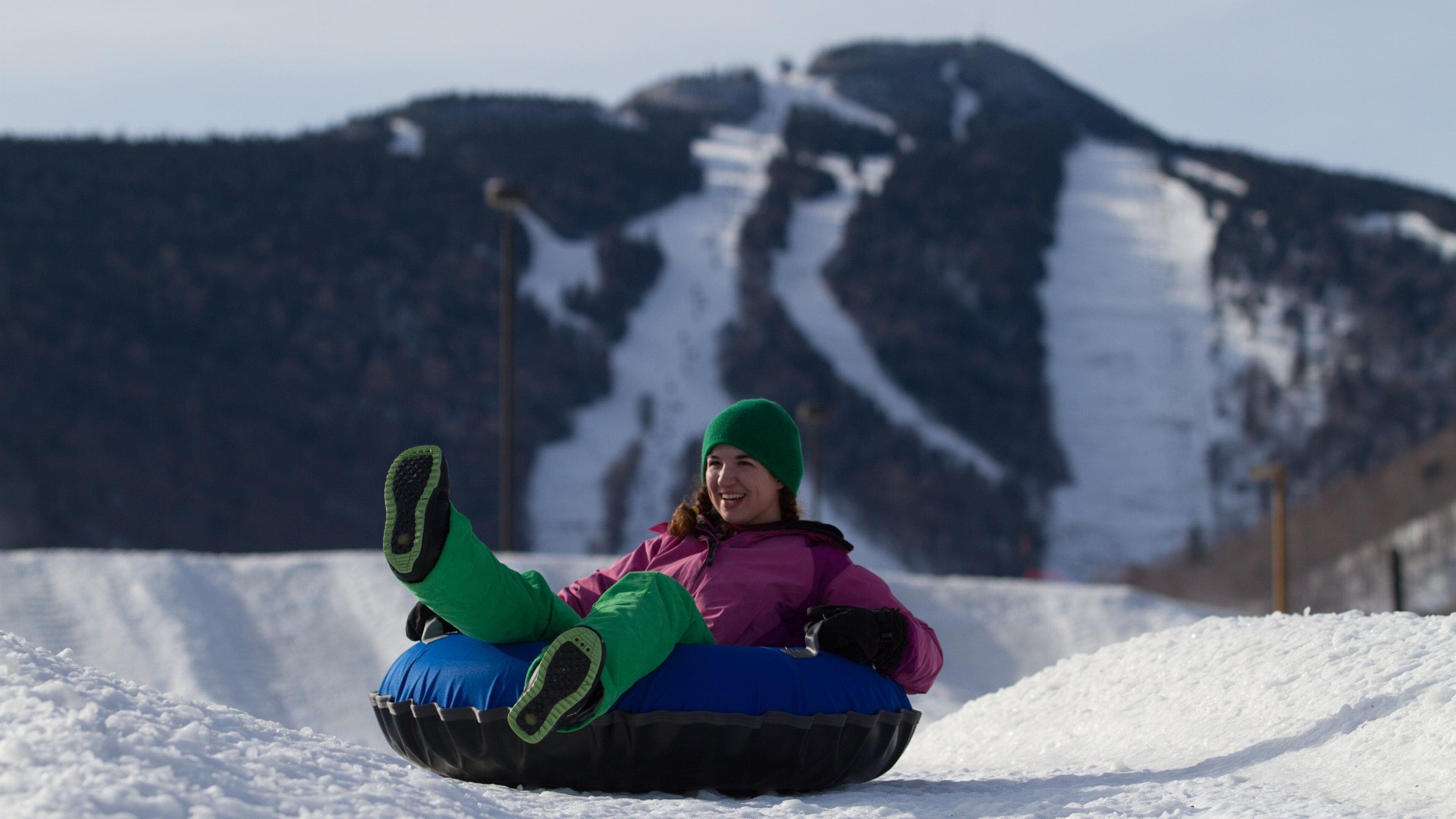 Snow tubing at Killington Resort