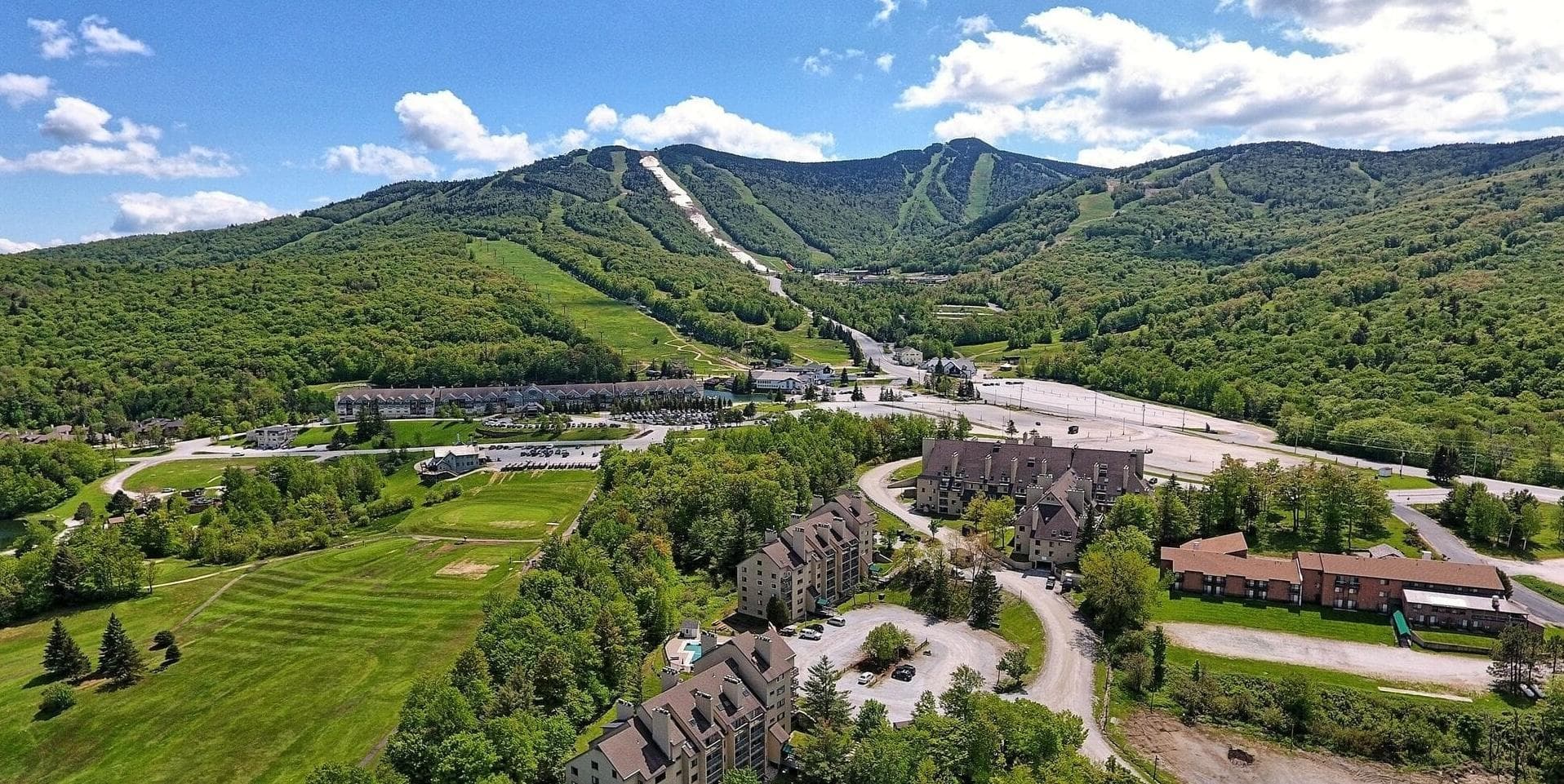 Aerial view of Killington mountain area