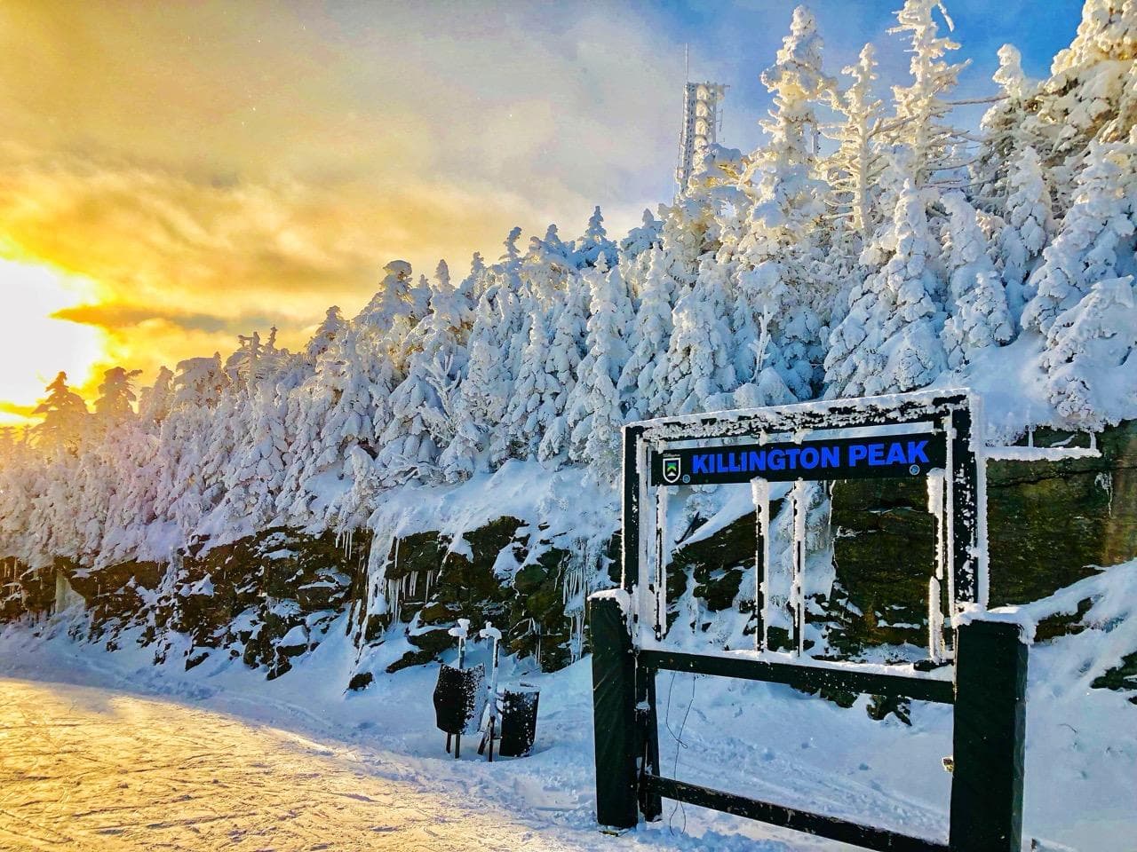 Killington Resort skiing action